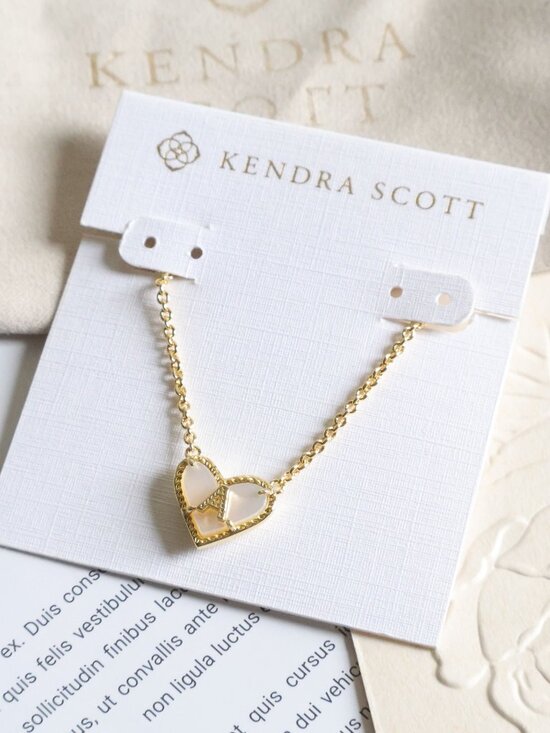 Kendra Scott Jewelry - Kendra Scott Ari Heart Letter A Necklace
